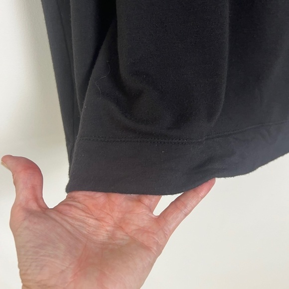 Lou & Grey Signature Soft Black Long Sleeve Casual Closet Staple Dress Sz M - Picture 6 of 10